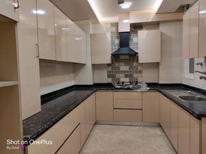 Kitchen in 3 BHK Builder Floor at Sushant Lok I – for Rent