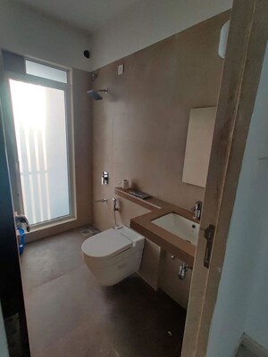 Bathroom in 2 BHK Apartment at Ashapura F Residences, Malad East – for Rent