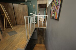 Staircase in 2.5 BHK Penthouse at Ferns City, Doddanekundi – for Rent