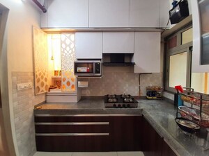 Kitchen in 4 BHK Apartment at Rajesh White City, Kandivali East – for Rent