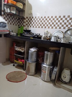 Kitchen in 1 BHK Apartment at Shakti Dham Apartments, Ghansoli – for Rent