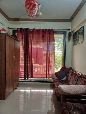 Living Room in 1 BHK Apartment at Shakti Dham Apartments, Ghansoli – for Rent