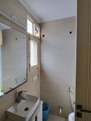 Bathroom in 3 BHK Builder Floor at Chittaranjan Park – for Rent