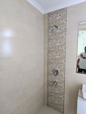 Bathroom in 3 BHK Builder Floor at Chittaranjan Park – for Rent