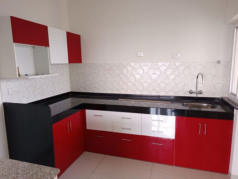 Kitchen, blue-33-mayfair 2 Bedroom 730 Sq.Ft. Apartment In Balewadi Pune 10657025