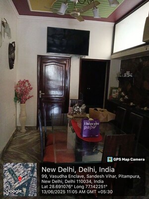 Living Room in  Builder Floor at Pitampura – for Sale