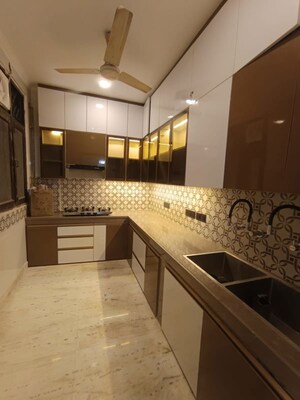 Kitchen in 3 BHK Builder Floor at Gulmohar Park – for Rent