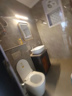 Bathroom in 3 BHK Builder Floor at Gulmohar Park – for Rent