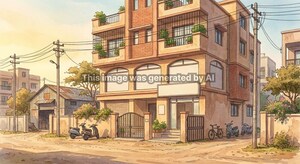  Builder Floor – Exterior View View at Sanand - for Sale