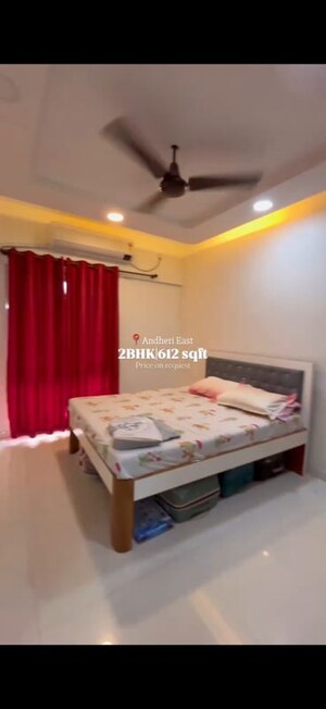 Bedroom in 2 BHK Apartment at Romell Orbis, Andheri East – for Sale