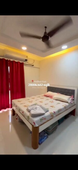 Bedroom in 2 BHK Apartment at Romell Orbis, Andheri East – for Sale