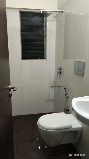 Bathroom in 1 BHK Apartment at Ruparel Elara, Kandivali West – for Rent