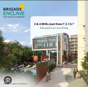 3 BHK Apartment – Exterior View View at Brigade Enclave, Erragadda - for Sale