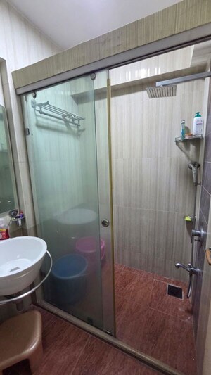 Bathroom in 3 BHK Apartment at GHP Neptune Suncity, Vikhroli West – for Rent