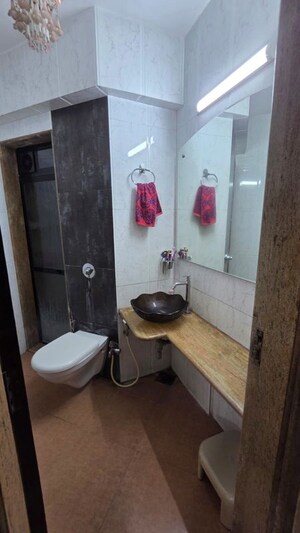 Bathroom in 3 BHK Apartment at GHP Neptune Suncity, Vikhroli West – for Rent