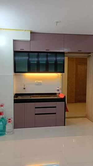 Kitchen in 1 BHK Apartment at Rustomjee Bella Phase 1, Bhandup West – for Rent