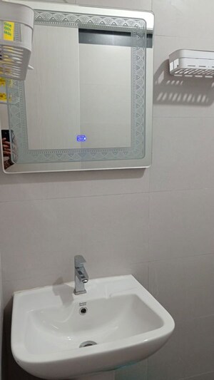 Bathroom in 1 BHK Apartment at Rustomjee Bella Phase 1, Bhandup West – for Rent