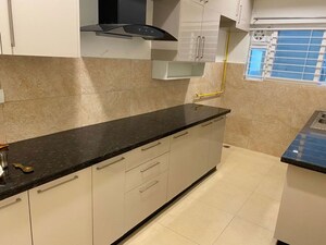Kitchen in 2 BHK Apartment at Prestige High Fields, Gachibowli – for Rent