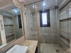Bathroom in 4 BHK Builder Floor at Safdarjung Enclave – for Rent