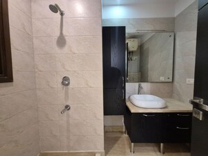 Bathroom in 4 BHK Builder Floor at Safdarjung Enclave – for Rent
