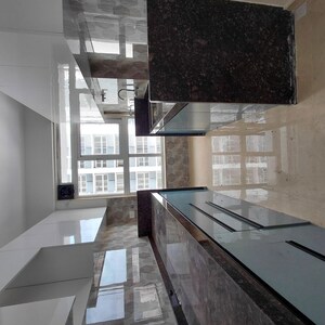 Kitchen in 2 BHK Apartment at Group Satellite Elegance, Goregaon East – for Rent