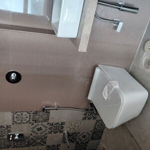 Bathroom in 2 BHK Apartment at Group Satellite Elegance, Goregaon East – for Rent