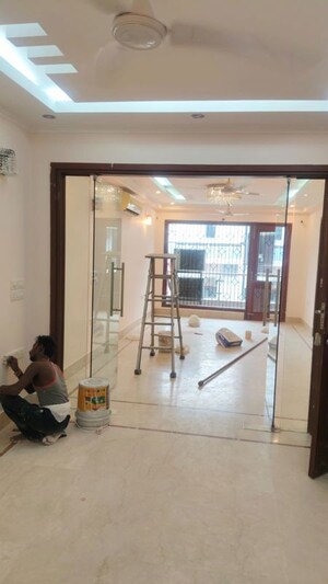 Living Room in 3 BHK Builder Floor at Greater Kailash I – for Rent