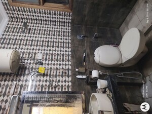 Bathroom in 2 BHK Builder Floor at Mehrauli – for Rent