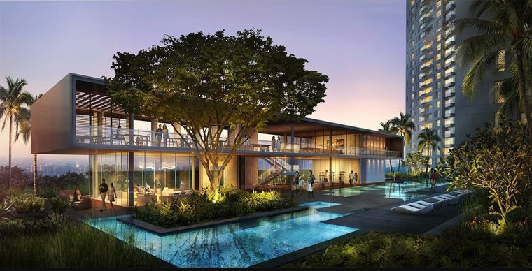 Swimming Pool, sheth-auris-serenity-tower-3 2 Bedroom 1250 Sq.Ft. Apartment In Malad West Mumbai 10632478