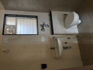Bathroom in 3 BHK Apartment at Nyati Evita, Dhanori – for Rent