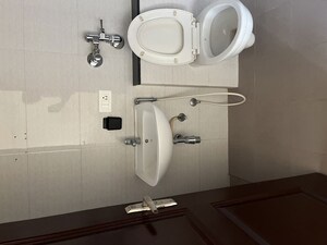 Bathroom in 3 BHK Apartment at Nyati Evita, Dhanori – for Rent