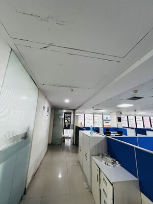 Building Lobby in  Office Space at Levana Cyber Heights, Vibhuti Khand – for Rent