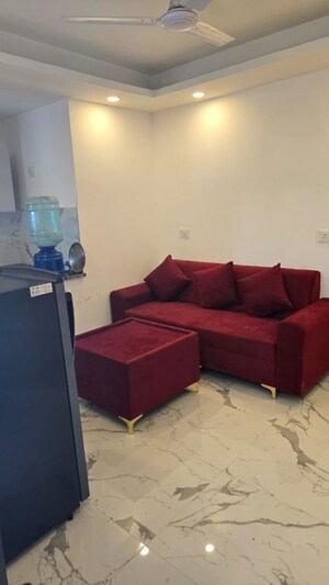 Living Room in 1 BHK Builder Floor at Saket – for Rent