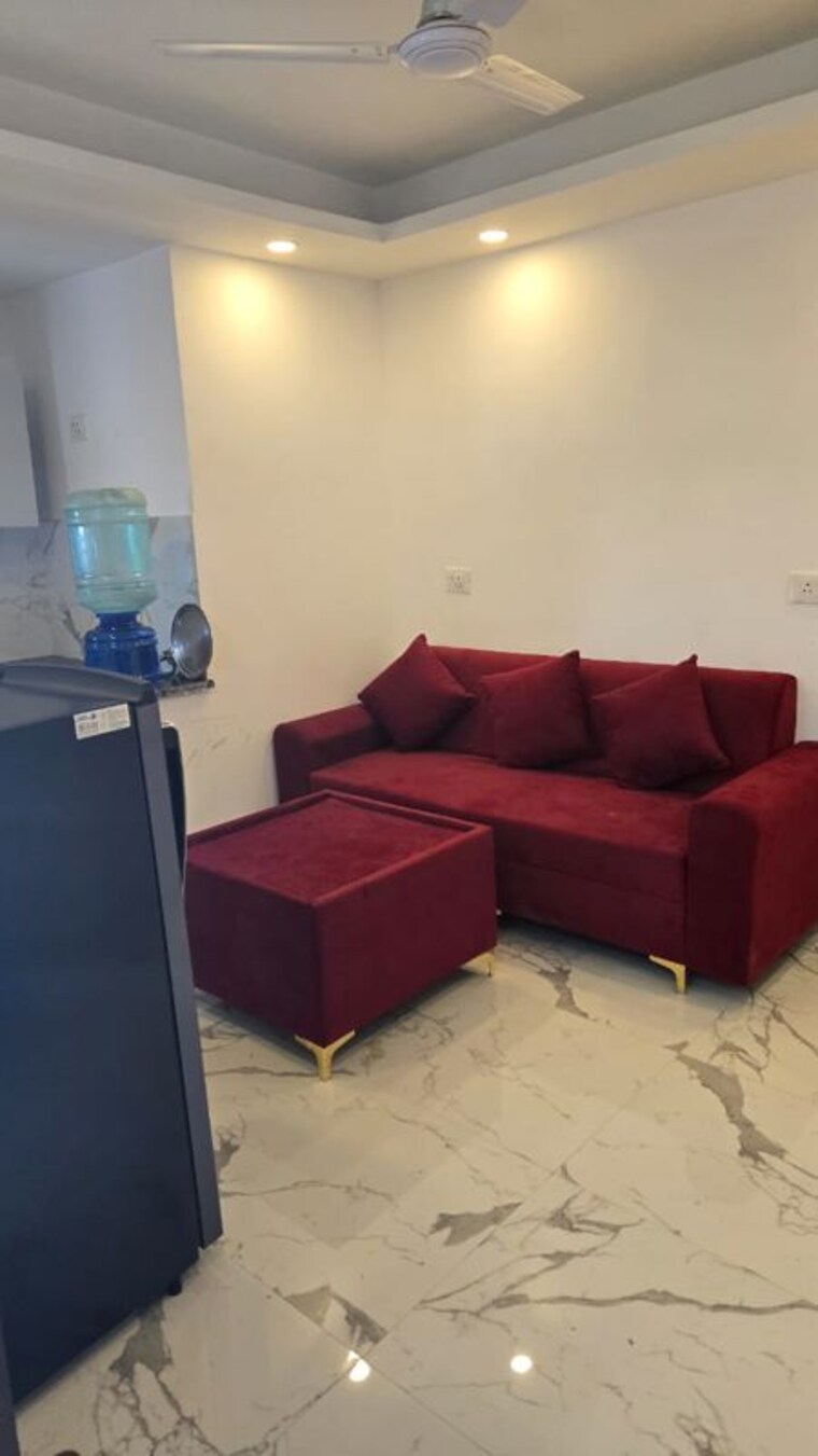 Living Room, saket 1 Bedroom 400 Sq.Ft. Builder Floor In Saket Delhi 10657490