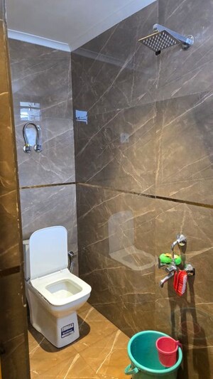 Bathroom in 1 BHK Builder Floor at Saket – for Rent