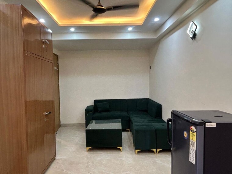 Living Room, saket 1 Bedroom 450 Sq.Ft. Builder Floor In Saket Delhi 10656657