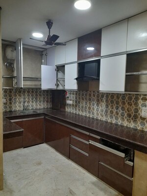 Kitchen in 2 BHK Builder Floor at Malviya Nagar – for Rent