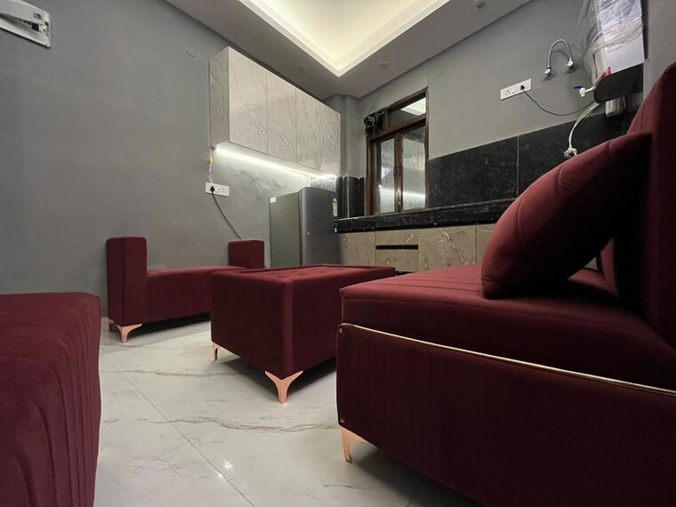 Living Room, saket 1 Bedroom 400 Sq.Ft. Builder Floor In Saket Delhi 10656152