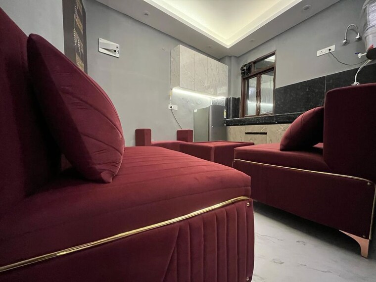 Living Room, saket 1 Bedroom 400 Sq.Ft. Builder Floor In Saket Delhi 10656152