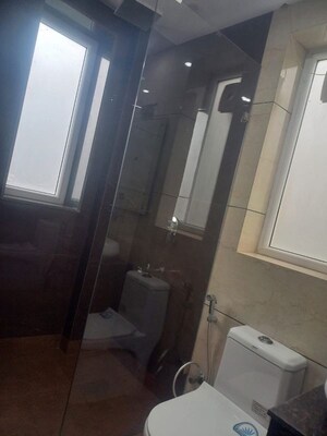 Bathroom in 3 BHK Builder Floor at Shivalik Colony – for Rent