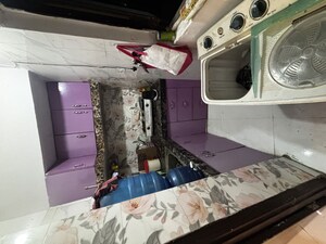 Kitchen in 1 BHK Builder Floor at New Ashok Nagar – for Rent