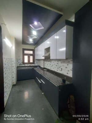 Kitchen in 2 BHK Builder Floor at Mansa Ram Park – for Rent