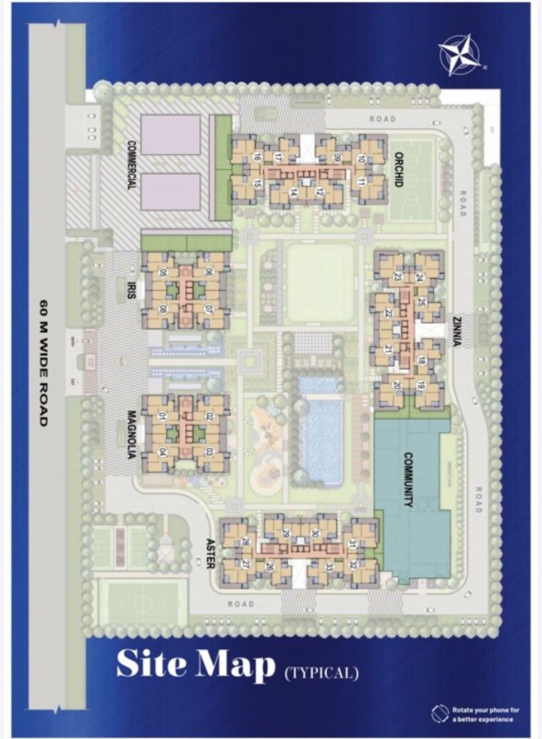 Master Plan, ska-estate 3 Bedroom 1630 Sq.Ft. Apartment In Eta Ii Greater Noida Greater Noida 10657585