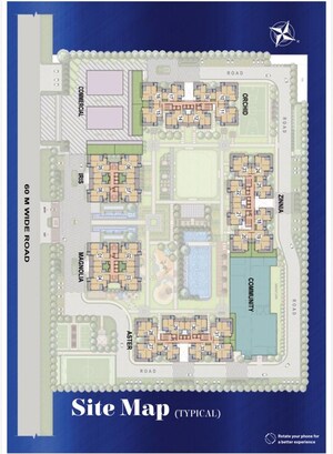 Master Plan in 3 BHK Apartment at SKA Estate, Eta Ii Greater Noida – for Sale