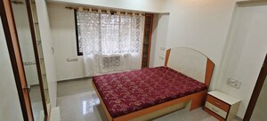 Bedroom in 2 BHK Apartment at Nirmal Lifestyle Residency CHS Ltd, Mulund West – for Rent