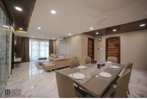 Living Room in 4 BHK Apartment at DSR Reganti, Madhapur – for Sale