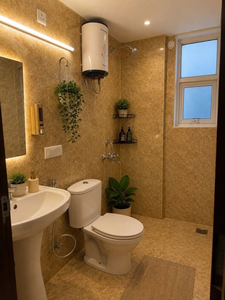 Bathroom, omaxe-r2 3 Bedroom 1450 Sq.Ft. Apartment In Gomti Nagar Lucknow 10657598