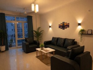 Living Room in 3 BHK Apartment at Omaxe R2, Gomti Nagar – for Rent