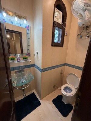 Bathroom in 3 BHK Apartment at Vipul Greens, Sector 48 – for Rent