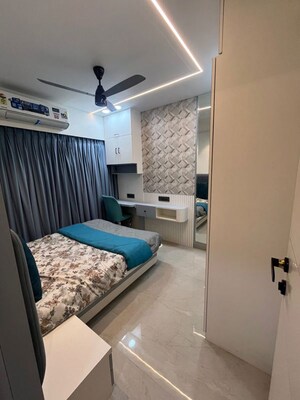 Living Room in 1 BHK Apartment at Thanekar BKC Paramount, Katrap – for Sale